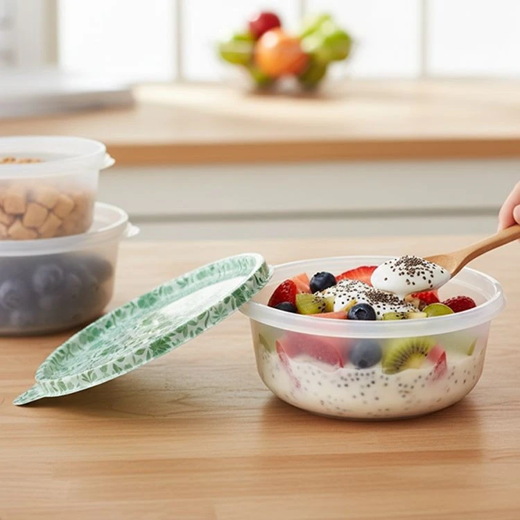 Printed Lid Plastic Bowl factory